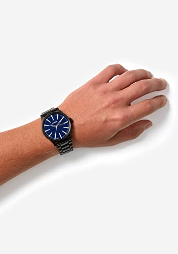 Image of Nixon Men's Sentry SS Japanese-Quartz Watch with Stainless-Steel Strap, Grey, 23 (Model: A3561041)