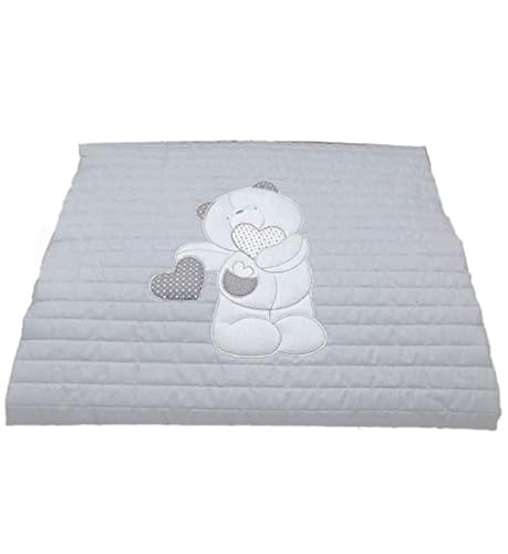 Andy & Helen 3/4800TD26_GR Trapuntino Letto a Cancellino, GRIGIO