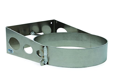 Inventive Products ITD1056 6 Gallon Aluminum Trash Can Mount – Vertical Mount