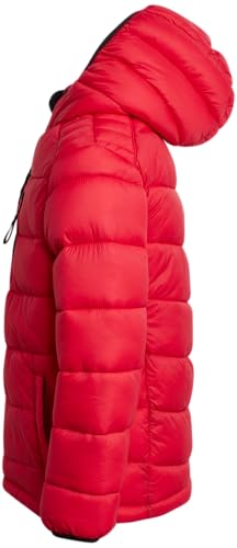 Image of URBAN REPUBLIC Boys Puffer Jacket - Packable Warm Insulated Hooded Boys Winter Coat with Pockets (Sizes 4-20)