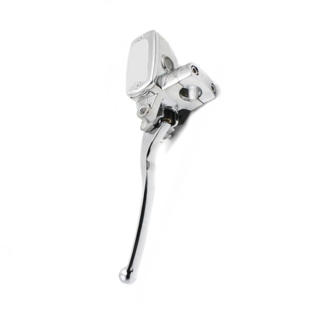 CNLJPHFHO 25mm Handlebar Hydraulic Brake Clutch Lever Master Cylinder with M10 Mirror Holes(Left Silver)