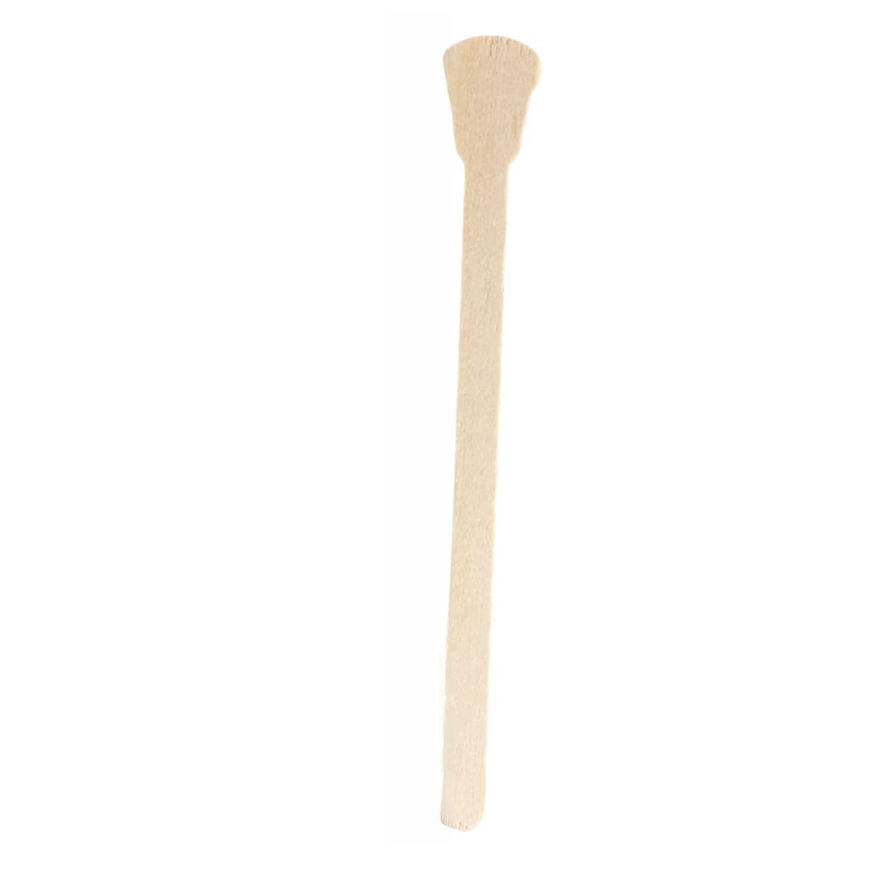 Wooden Hair Removal Stick 50pcs Waxing Spatulas Round End for Eyebrow Hair Remover Safe for Strip Hot