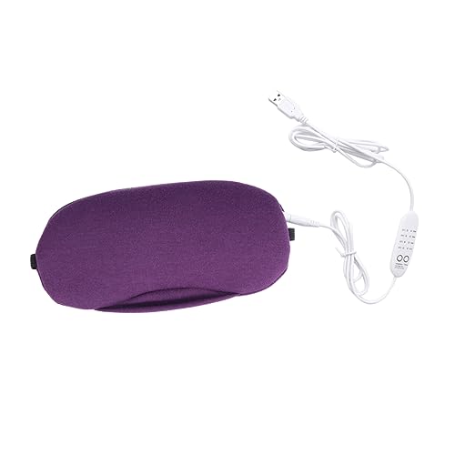 Eye Cover Heated Eye Mask Facial Masks Mouth Tape for Sleeping Travel Eye Mask Head Buds Sleep Mask Dry Electric Cooling Gel Eye Steam Blindfold USB Steam Eye Mask Purple Didiseaon