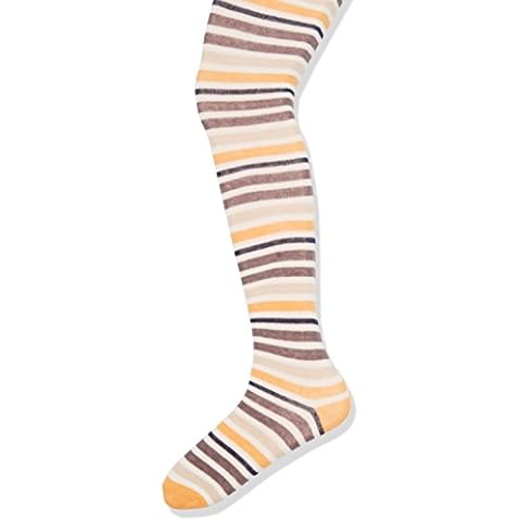 Playshoes Girl's Beige Geringelt Tights Cover