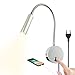 Leselampe Wandmontage Dimmbar LED Bettlampe mit USB-Ladeanschluss und Touch Schalter Flexible Schwanenhals Lampe Bett Wandleuchte mit Stecker und Kabel Bettleuchte Leselicht für Schlafzimmer Büro YNDD