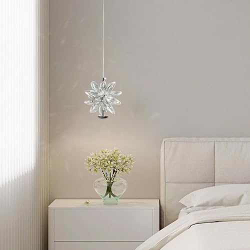 Lámpara LED moderna de cristal con acabados premium y diseño sofisticado 2