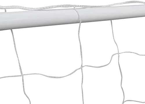 Soccer Goal Post Net Set Steel 240 x 90 x 150 cm