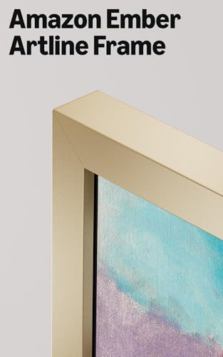Image of Amazon Ember Artline Pale Gold Frame for 65 inch art TV
