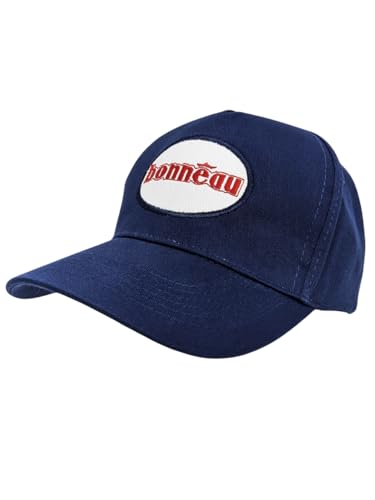 Lincoln Hawk Bonneau Navy Blue Baseball Cap - 80s Arm Wrestling Movie Hat - Everyday Wear & Costume - Adjustable Gift