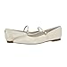 Calvin Klein Women's Kamryn Flat, Ivory Patent 150, 11