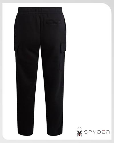 Spyder pantalon de survêtement cargo homme polaire jogging athlétique - 6