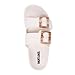 MUK LUKS Women's Grand Cayman Sandal, White, 7