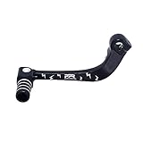 Gear Shift Lever, CNC Rod Alloy Aluminium Gear Shifter Lever Fits for Motorcycle BSE CRF 110 TTR 125 Motorcycle 50cc 110cc 250cc Dirt Pit Bike (Black-Colorful Head)