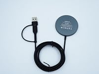 JSAUX 15W Mag-Safe Ladegerät Magnetisches Kabelloses Wireless Charger Pad Induktive Ladestation Kompatibel für MagSafe Ladegerät iPhone 16/16 Pro Max 15/15 Pro/15 Pro Max 14 Plus/14 13 Airpods Schwarz – Ansicht 8