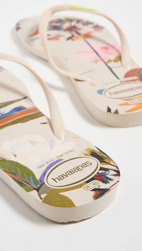 Havaianas Women Slim Animal Floral Fusion Flip Flops - Spring and Summer Pool Sandals for Women4