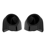 Advanblack Vivid Black Tour Trunk Pack Speaker Pods 6.5' Rear Audio Housing Fit Harley King Tour Trunk Pack