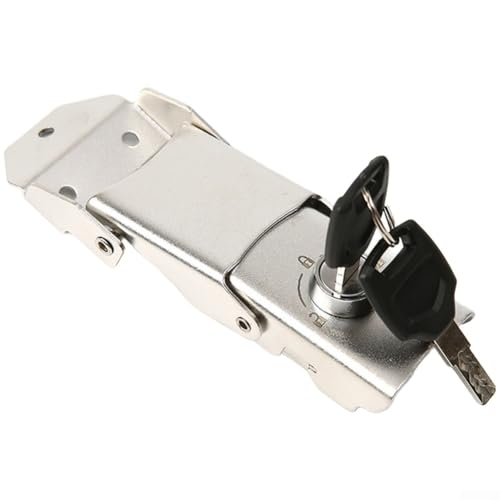 Chiusura con fibbia in acciaio inox per bagagliaio e cerniera, rimovibile con 2 chiavi per una conservazione sicura