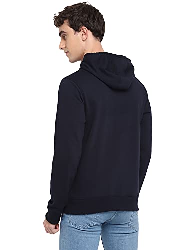 Image of Deniklo Mens Polyester Hooded Neck Sweatshirt