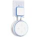 SPORTLINK Outlet Wall Mount Hanger Holder Stand Only for Echo Dot 3rd Gen, Hides The Original Long Cord, Compact Holder Case Plug in Kitchen, Bathroom and Bedroom (White - 1 Pack)