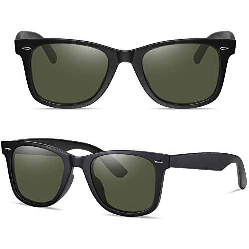 Image of MEETSUN Polarized Sunglasses for Women Men Classic Retro Square Frame Driving Sun Glasses UV Protection