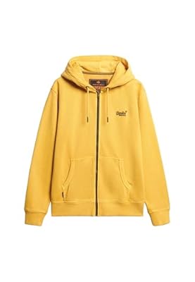 Superdry Chaqueta con capucha Essential desteñida para hombre con logotipo, L | Ya disponible en tu tienda friki favorita! En mundofriki.es!