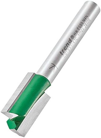 Trend C172X1/2TC CraftPro 1/2" Shank Straight Router Cutter Bit -Diameter 12mm; Cutting Length 63mm; Tungsten Carbide Tipped