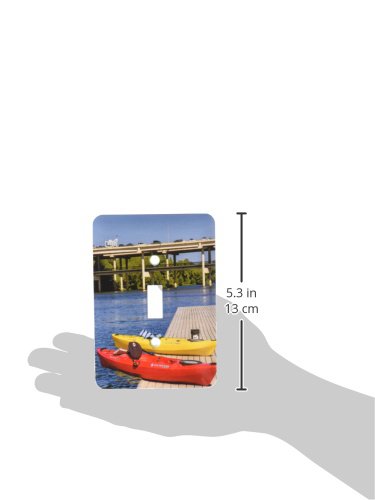 Interrupteur à bascule Texas Austin imprimé kayak multicolore - 3