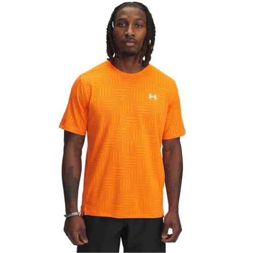 Under Armour Mens Tch Vent T-Shirt Orange XL