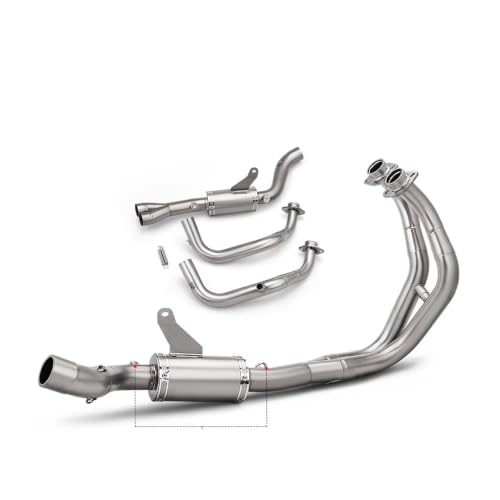 Échappement YZF-R7 inox performant avec double capteur oxygène