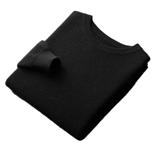 Men's Sweater Round Neck Loose Pullovers Knit Tops Warm Bottoming Simple Sweater