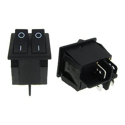 Commutateur AC 15A 250V interrupteur bascule SPST marche arrêt de panneau lot de 10