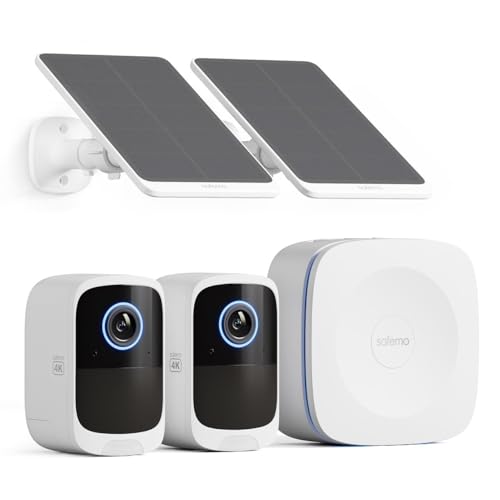 Safemo 4K Security Cameras Wireless Outdoor/Indoor