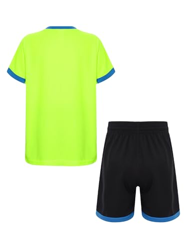 easyforever Kids Boys School Pe Kit Football Training Suit Sports Set Pcs Tshirt and Shorts Active Sportswear Tracksuits2