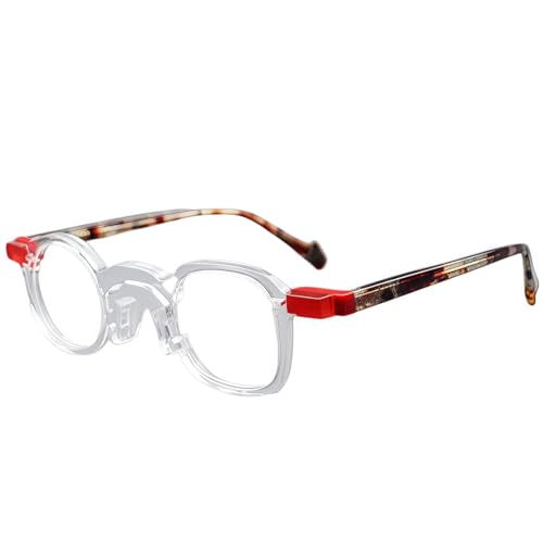 BETSION Retro Acetate Reading Glasses Full Rim C2 1.5