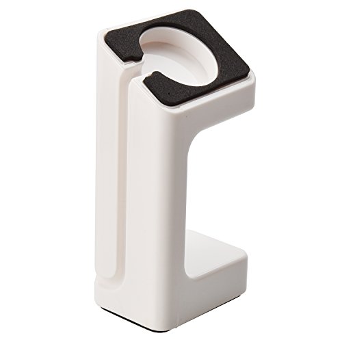 eLander Charging Stand Bracket Docking Station Cradle Holder for All Apple Watch Models Compatible with 38/42mm Series 3 Series 2 Series 1 Sport and Edition (White)