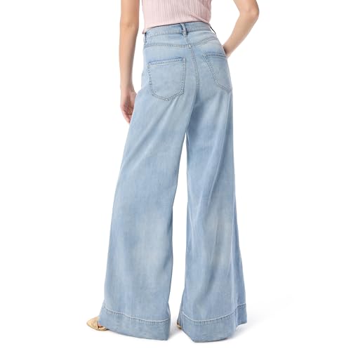 DEE OCLEPPO Women's Tabitha Wide Leg Jean with Seam Detailing Standard4