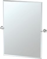 Vista 10 de GATCO 4639SM Glam - Espejo rectangular sin marco, 24 pulgadas, cromado