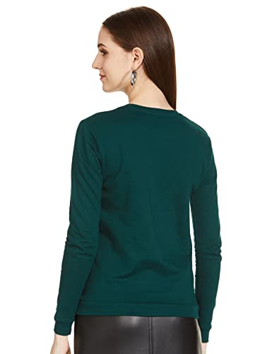 Image of Max Cotton Women Printed Round Neck Crew Neck Sweatshirt