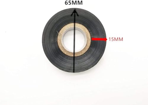 True-Ally 25 Rolls Hot Stamp Ribbon Thermal Transfer Ribbon 30mm x 100m for Date Coder Hot Stamp Printer 241 241B 241S TJ-08 DY-8 DY-6 (Black) - Image 4