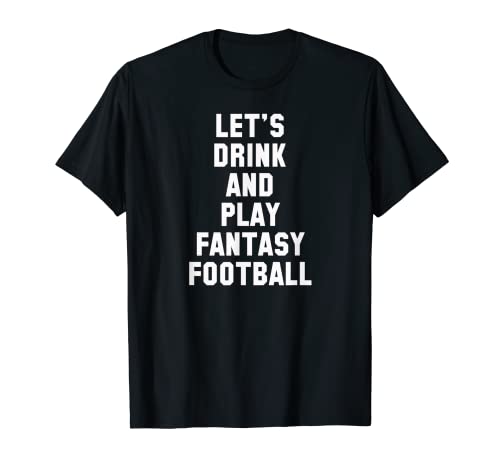 Camiseta de fútbol de fantasía Beber jugar camiseta de fútbol de fantasía Camiseta
