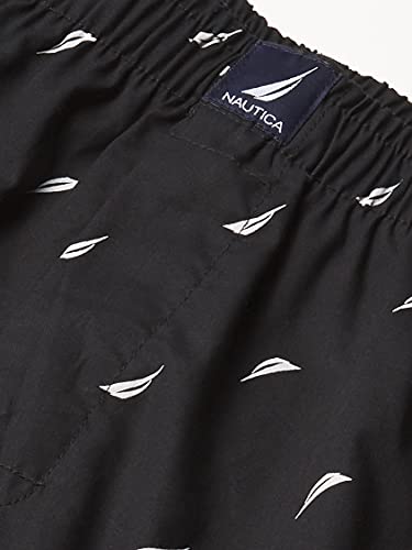Nautica mens Cotton Woven 3 Pack Boxer Boxer Shorts (pack of 3)