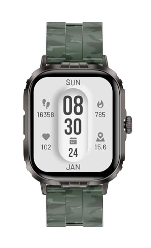Image of TIMEX iConnect Go+ 1.83 inch(4.64 cm) Display with Metallic Body and BT Calling Smartwatch for Unisex - TWIXW1003T