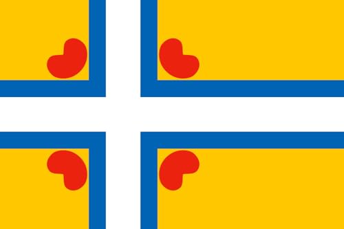 Drapeau All Frisian modèle scandinave large pour mât - 2