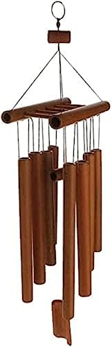 Novos Tubos Feitos À Mão Sinos De Vento Música Oca Afinada Sino De Vento Natural Com Um,D,18 * 66CM,