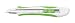 Produktbild Wedo 7892109 Cutter Comfortline (mit Softgriff inklusive 2 Klingen, 9 mm) grün/weiß