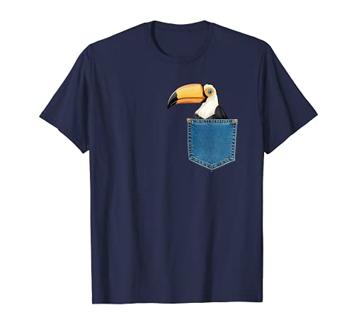 Toucan Bird Fun Pocket Toucan Bird Ornithology T-Shirt
