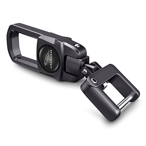 Porte clef de voiture en métal, Porte-clés voiture pour Jaguar XE XEL XF XFL XJ F-PACE F-Type, Porte-clés pour homme et femme, Voiture Accessoires, Noir