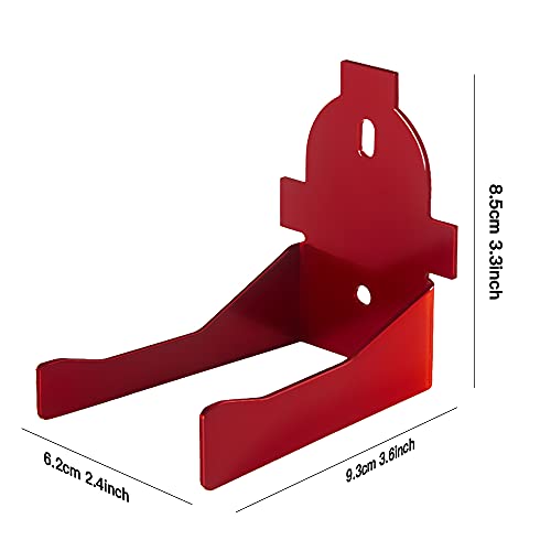 Image of Hook for Fire Extinguisher,4Pcs Fire Extinguisher Mount 5lb-10lb Fit for Home Office (Red)