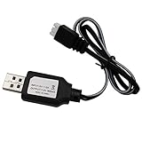 USB Charger Cable for Splatrball Gun Charger Splatrball SRB1200 SRB400-SUB SRB400 Water Gel Ball Bead Blaster XH-3P