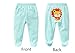 Alsmiley Baby Boy 5-Pack Newborn to Toddler Cartoon Cotton Long Footed Pants Gift Set 0-3 Monthes